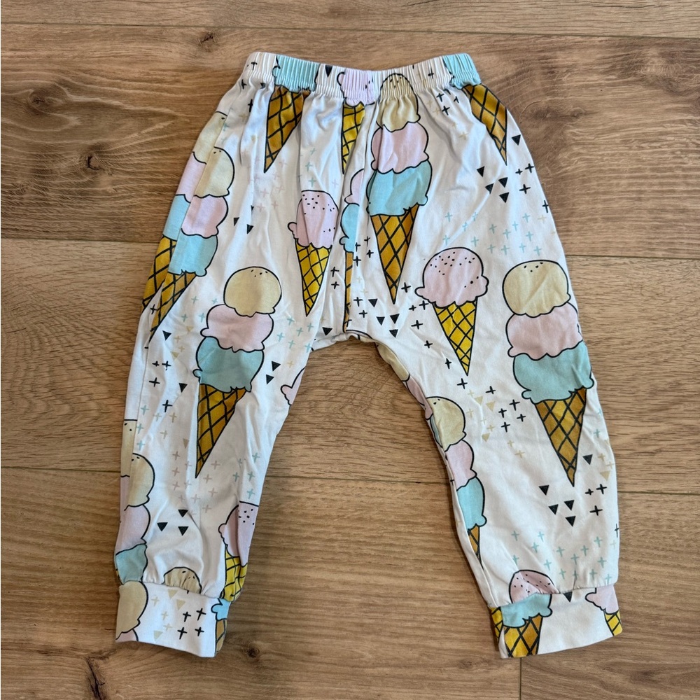 Ice Cream Print Kids Pants